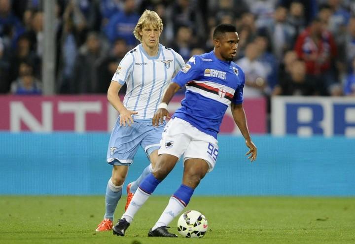 Etoo_Sampdoria_Lazio_lapresse_2018