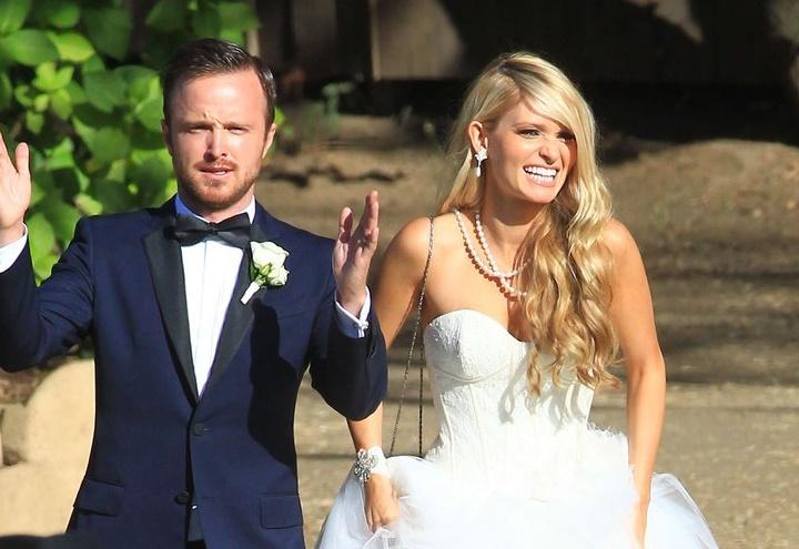 Aaron_Paul_Lauren_Parsekian_facebook