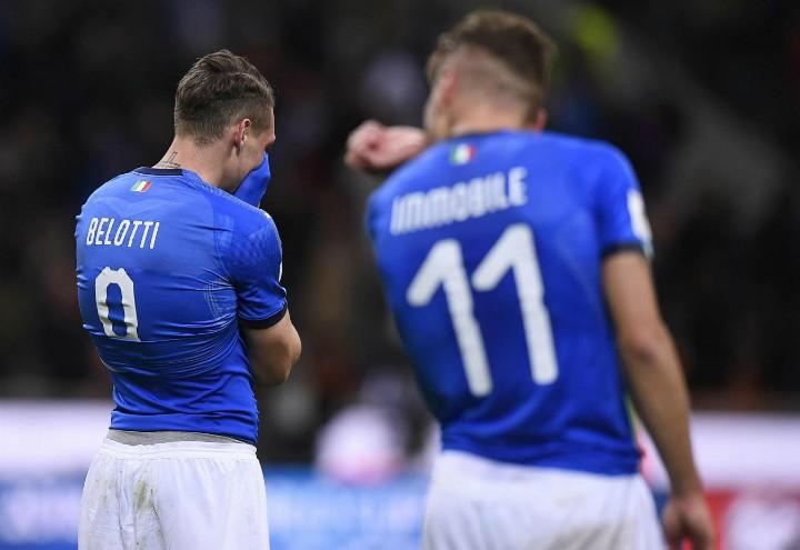Belotti_Immobile_Italia_Svezia_delusione_lapresse_2017