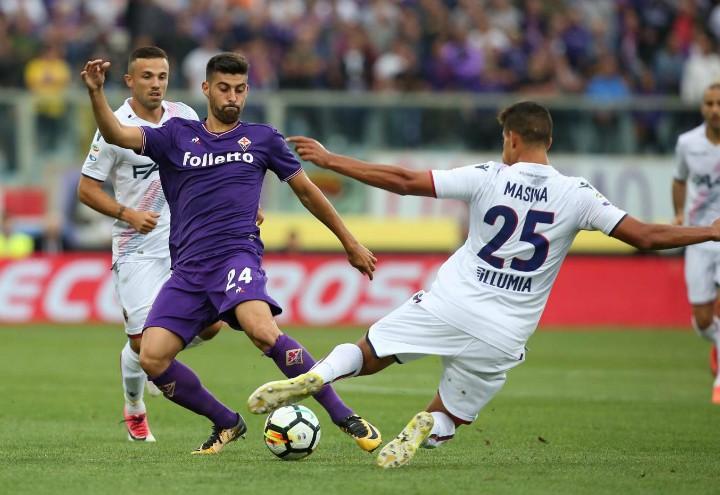 Benassi_Masina_Fiorentina_Bologna_lapresse_2017