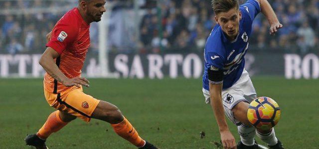 Bruno_Peres_Praet_Sampdoria_Roma_lapresse_2018