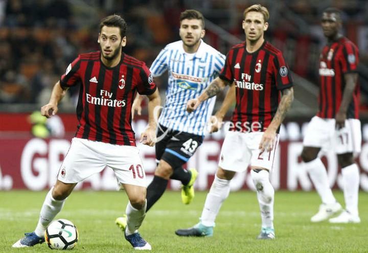 Calhanoglu_Paloschi_Biglia_Milan_Spal_lapresse_2018
