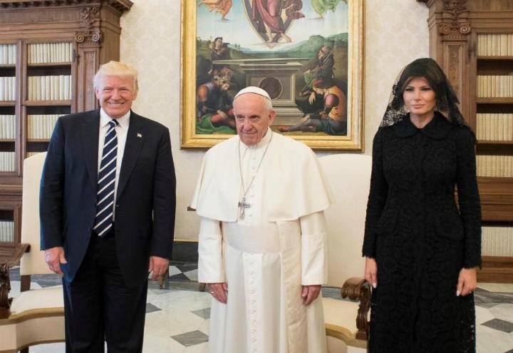 Donald_Trump_Melania_Papa_Francesco_LaPresse_2017