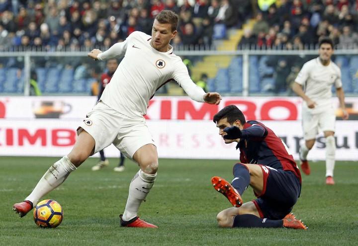 Dzeko Roma Genoa