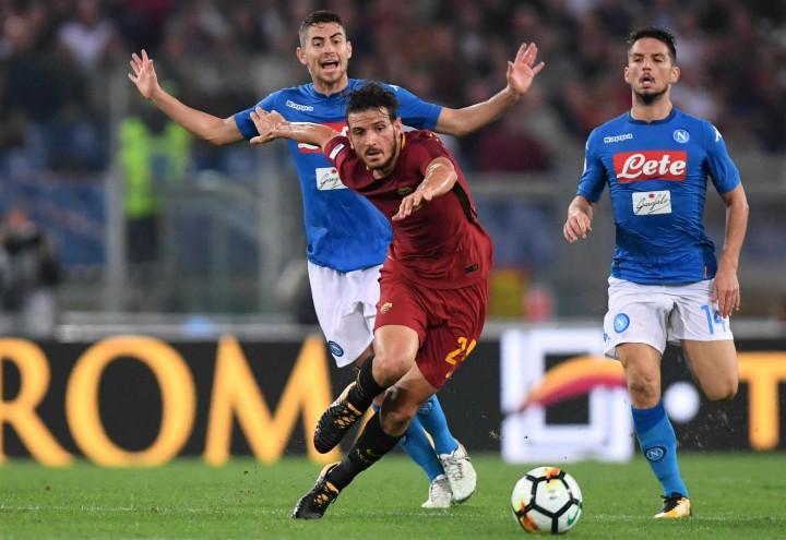 Florenzi_Jorginho_Mertens_Roma_Napoli_lapresse_2018