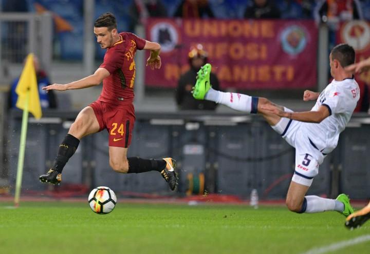Florenzi_Stoian_Roma_Crotone_lapresse_2018