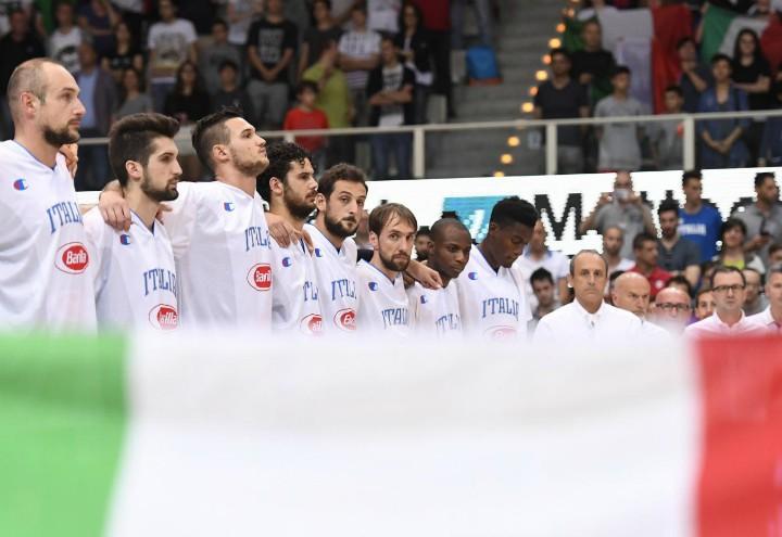 Italia basket schierata