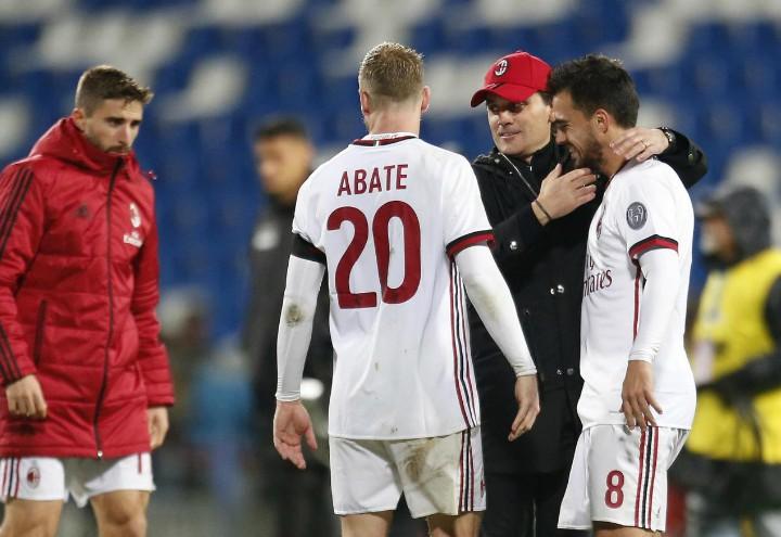 Montella_Suso_Abate_Milan_lapresse_2017