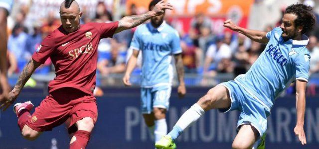 Nainggolan_Parolo_Roma_Lazio_lapresse_2017