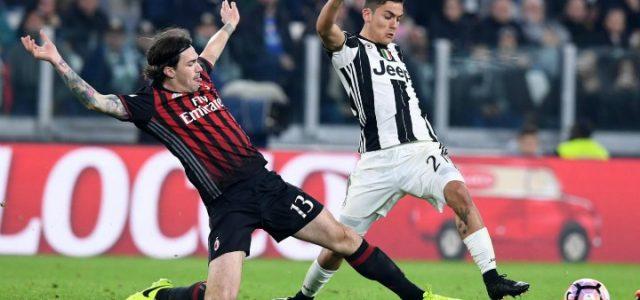 Romagnoli_Dybala_tiro_Milan_Juventus_lapresse_2017