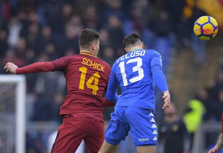 Schick_Peluso_Roma_Sassuolo_lapresse_2018