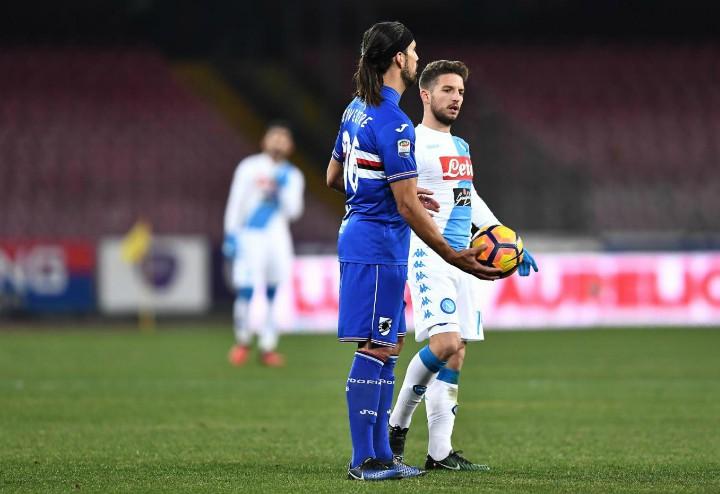Silvestre_Mertens_Sampdoria_Napoli_lapresse_2017
