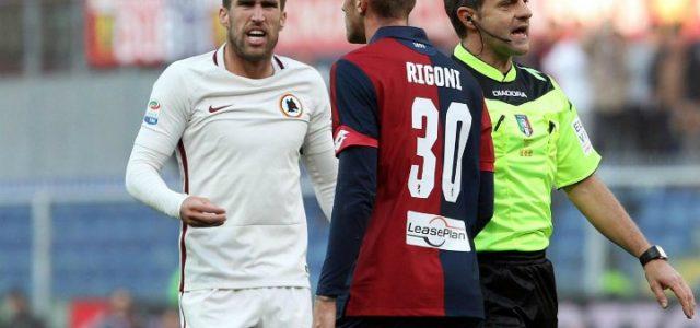 Strootman_Rigoni_Roma_Genoa_lapresse_2017