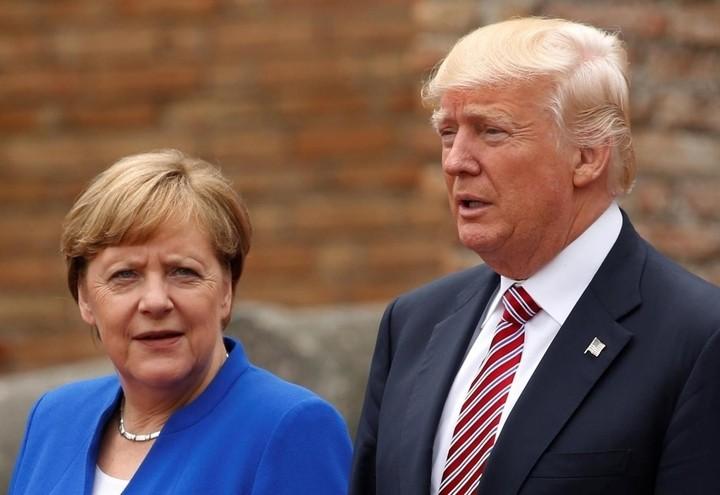 Trump_Merkel_g7_Lapresse