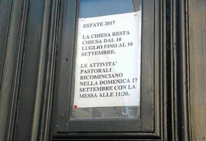 chiesa_chiusa_roma_estate_twitter_2017
