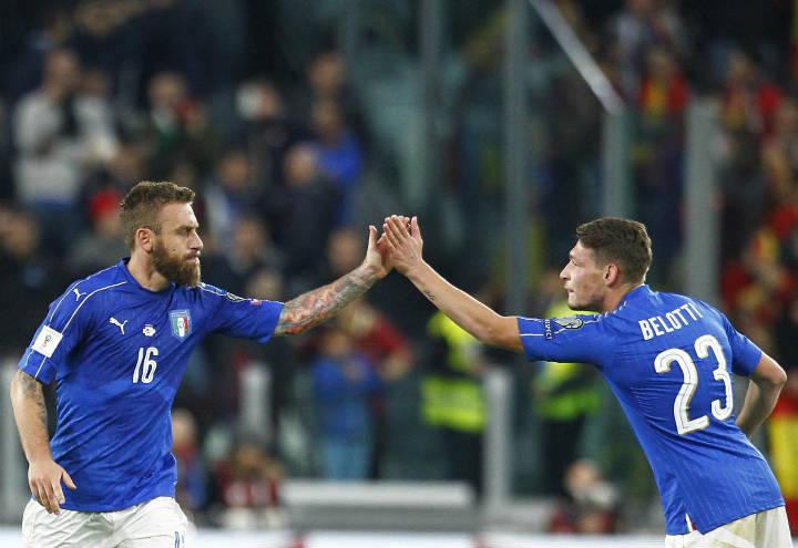 derossi_belotti_nazionale_qualificazioni_lapresse_2016