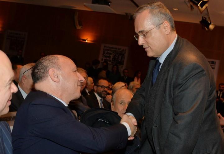 lotito_marotta_lega_figc_calcio_seriea_lapresse_2018