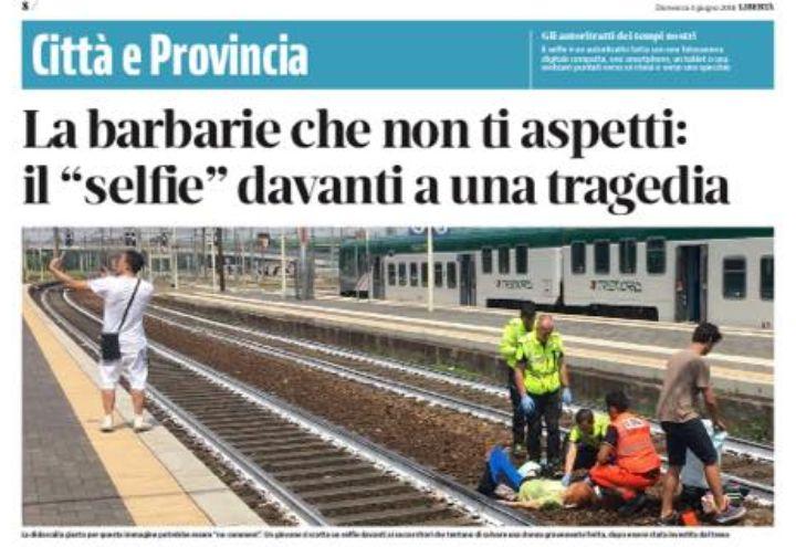selfie_ferito_freno_piacenza_giorgio_lambri_screenshot_2018