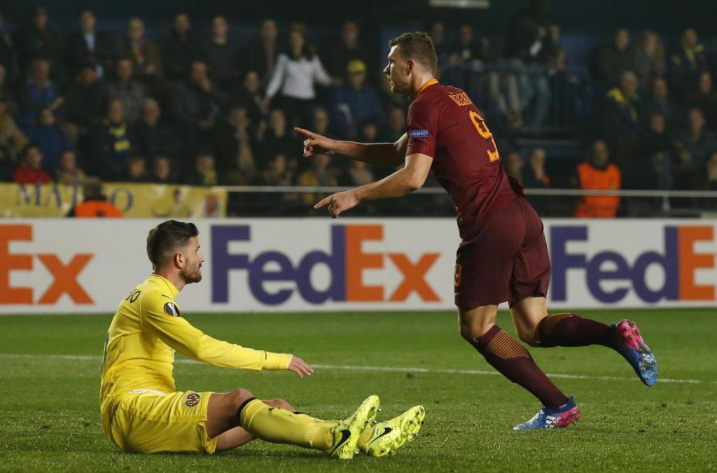 DzekoVillarrealRoma