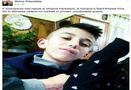 francesco-14enne-scomparso