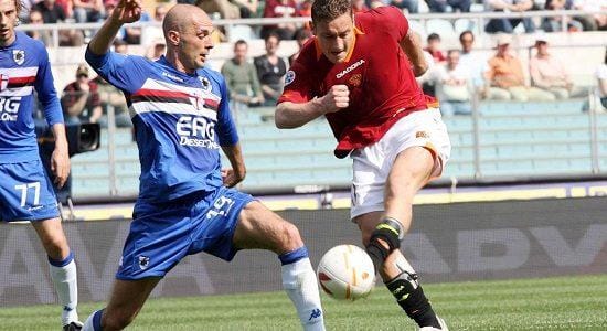 Sampdoria_Roma_lancio