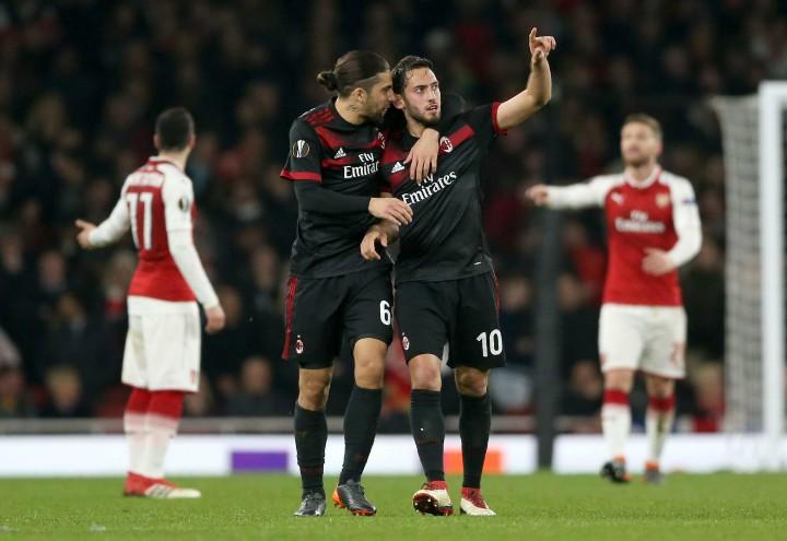 Calhanoglu_Rodriguez_Milan_Arsenal_lapresse_2018