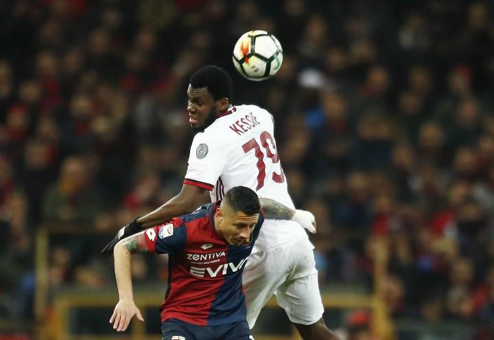 Kessie_Lapadula_Milan_Genoa_lapresse_2018