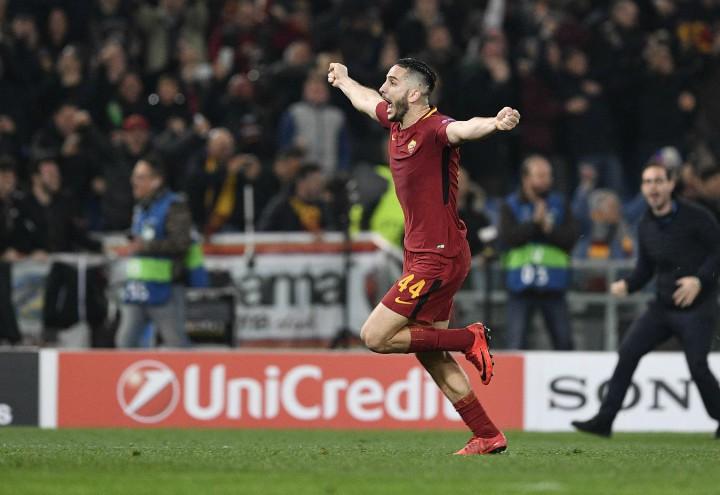 Manolas_gol_gioia_Roma_Barcellona_lapresse_2018
