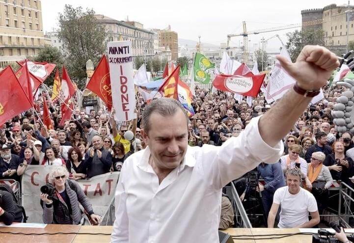 luigi_demagistris_piazza_napoli_lapresse_2018