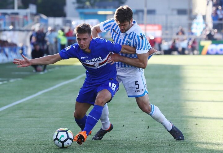 Praet_Simic_Sampdoria_Spal_lapresse_2018