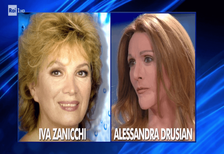 ALESSANDRA DRUSIAN E' IVA ZANICCHI/ Video, la Goggi non ...