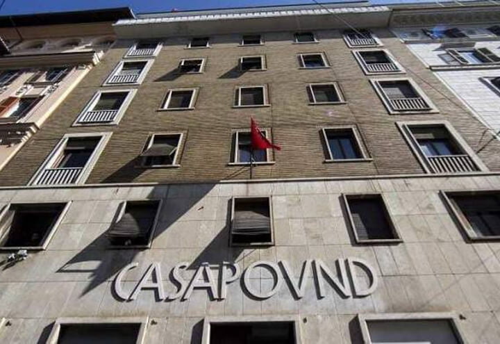 Roma, la sede di Casapound
