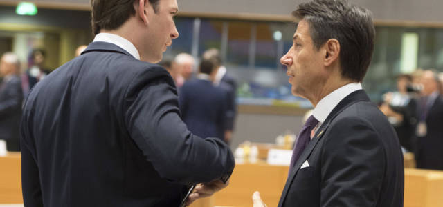kurz_conte_consiglioeuropeo_lapresse_2018