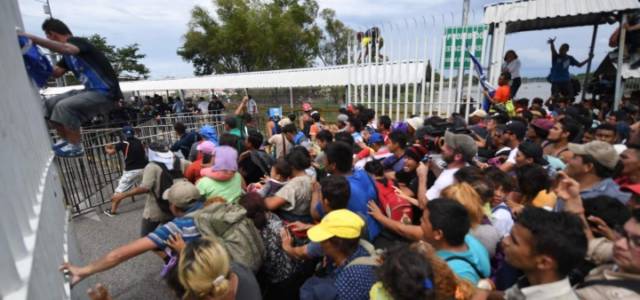 Carovana in Messico verso gli Usa