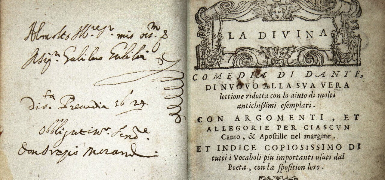 dante commedia galilei cultura
