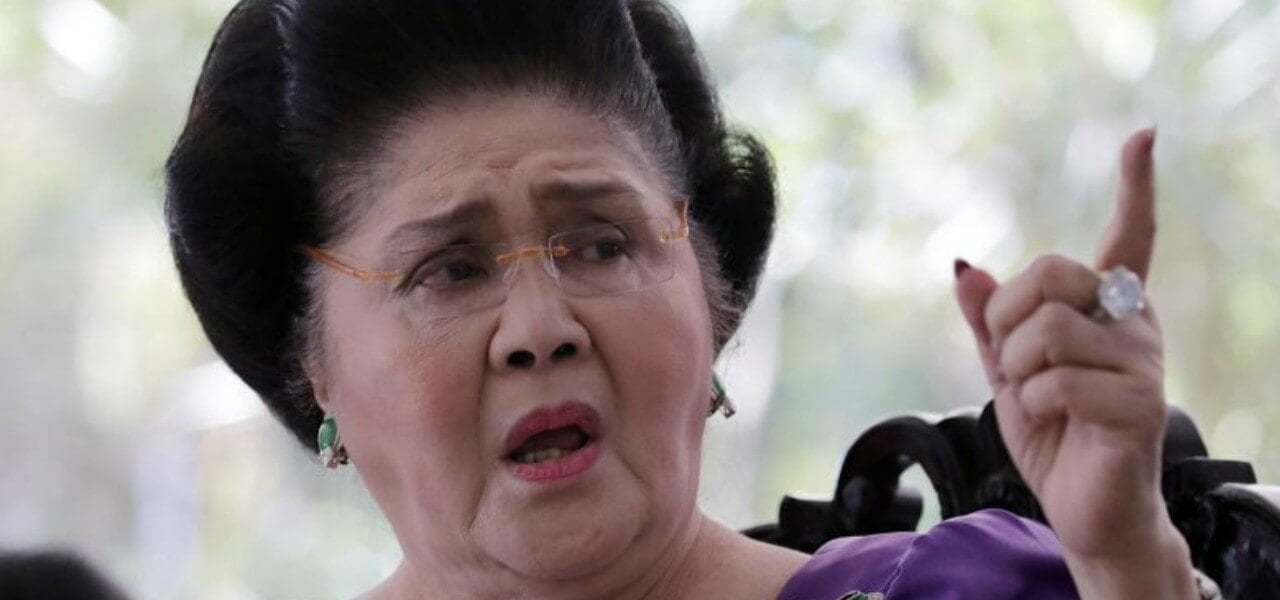 L'ex first lady Imelda Marcos