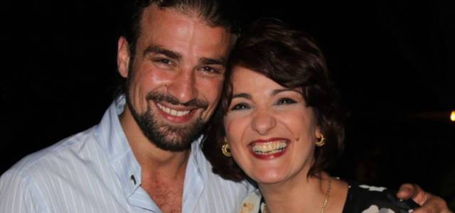 Mario Biondo e la madre Santina D'Alessandro