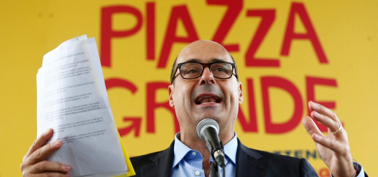 Nicola Zingaretti a Piazza Grande