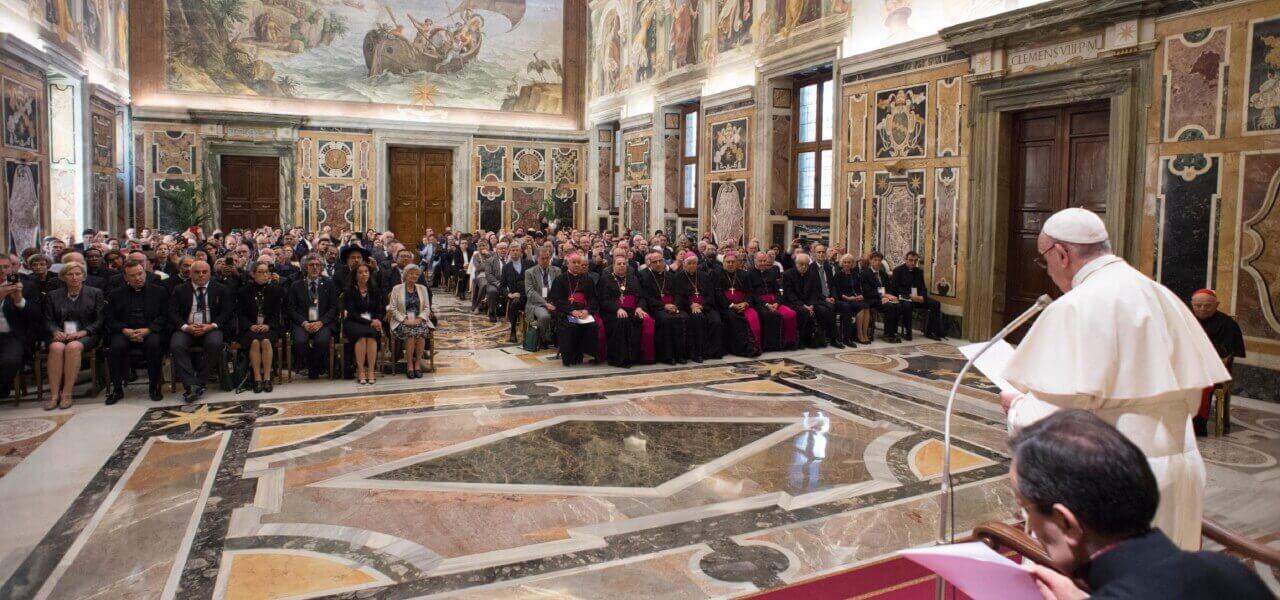 Papa Francesco in udienza