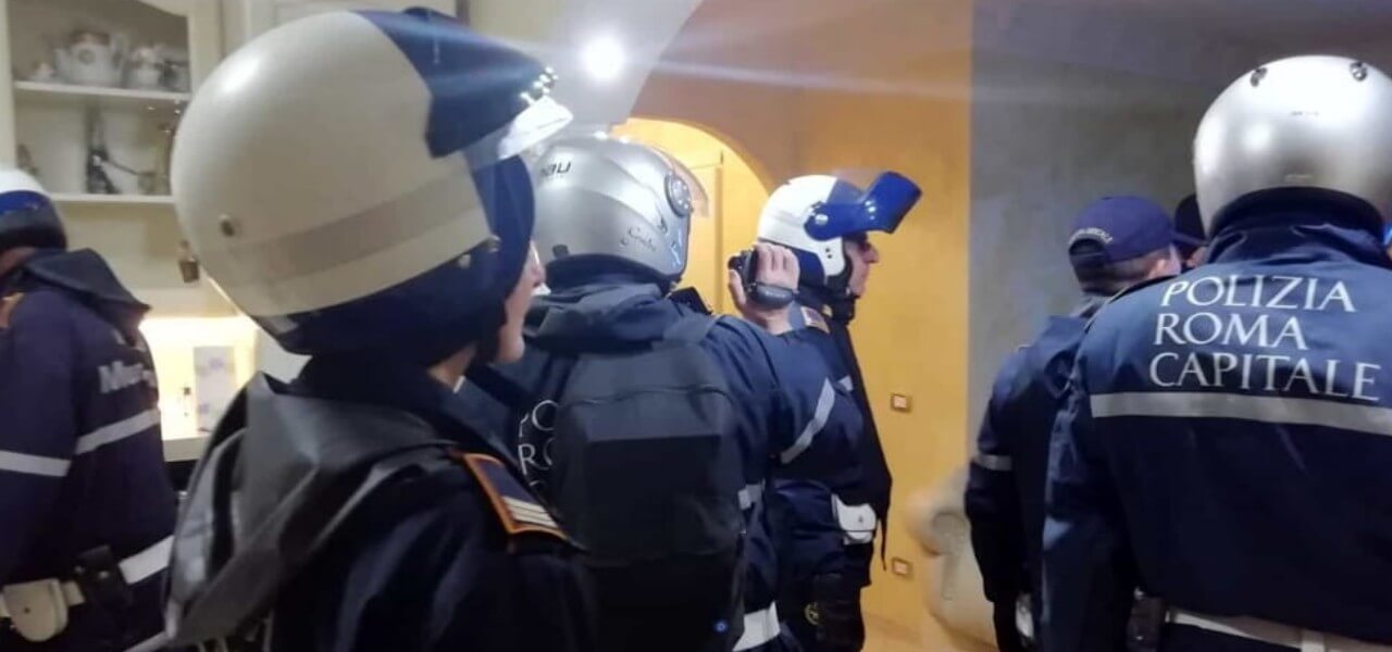 blitz casamonica polizia roma 2018 twitter