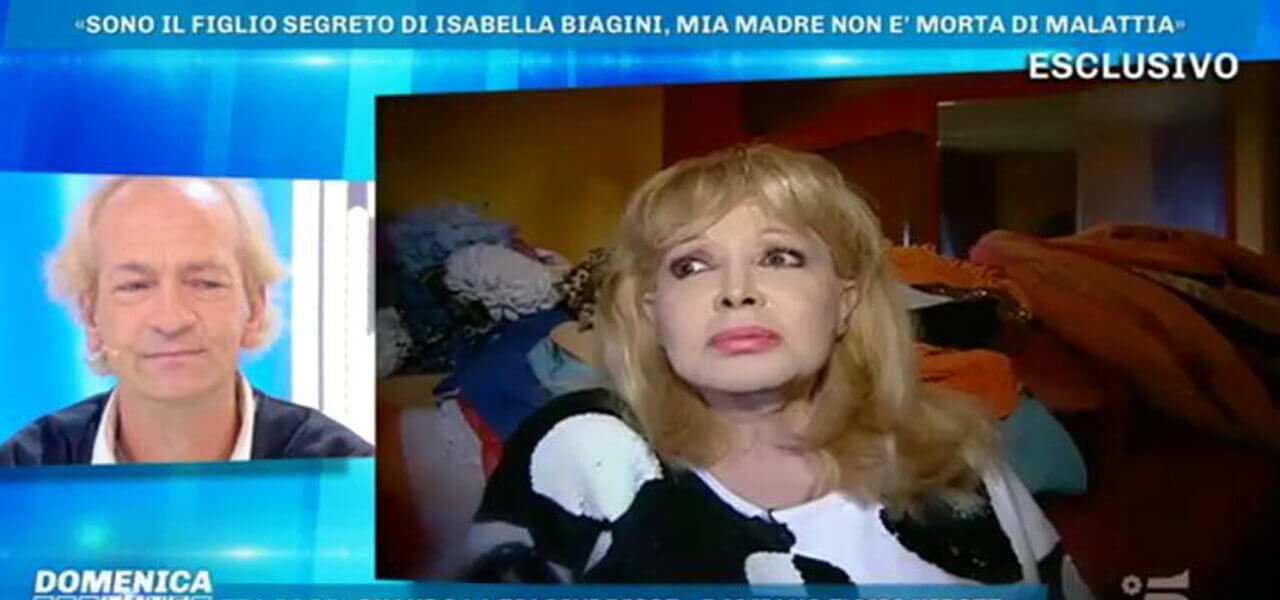 Damiano Caltagirone, figlio di Isabella Biagini