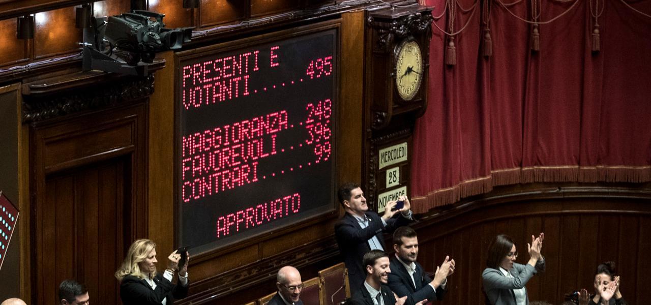 Voto sul Decreto Sicurezza