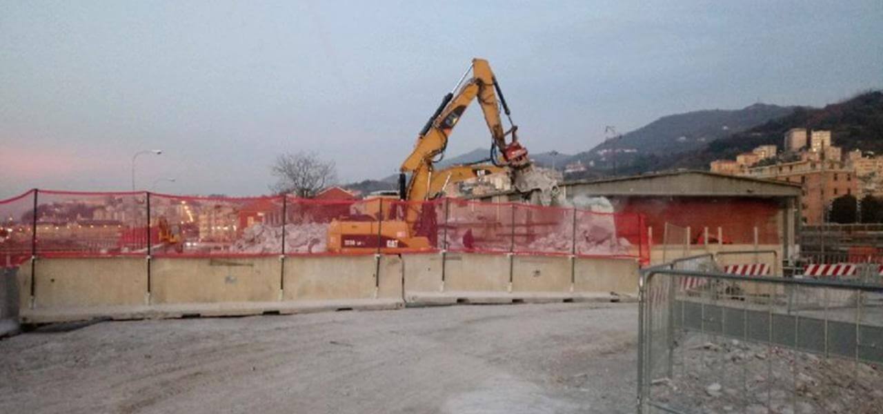 Demolizione Ponte Morandi