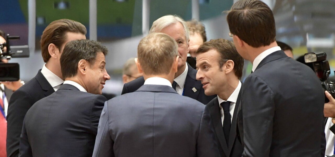 conte kurz macron consiglioeuropeo lapresse1280