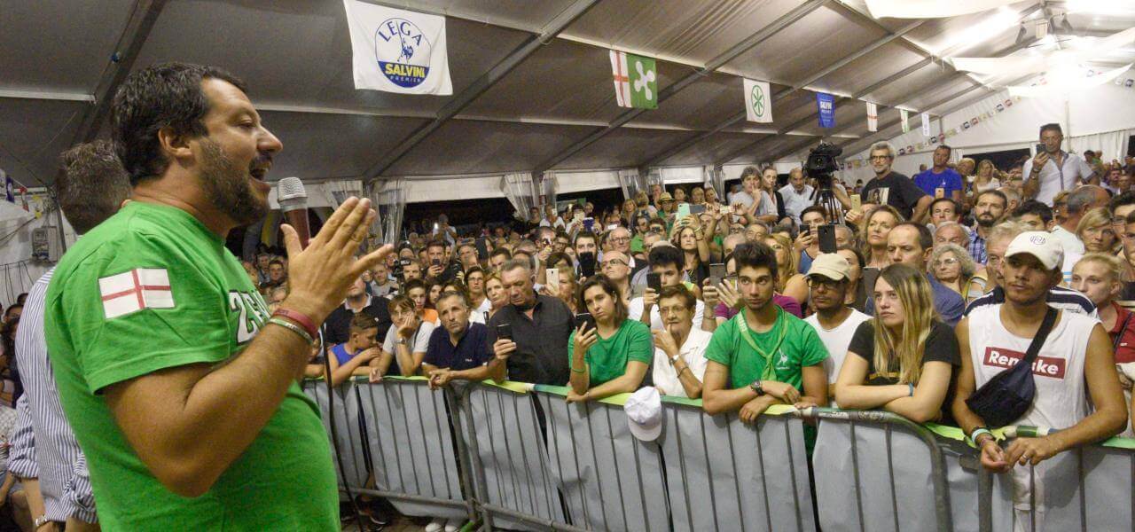 Salvini alla Festa della Lega