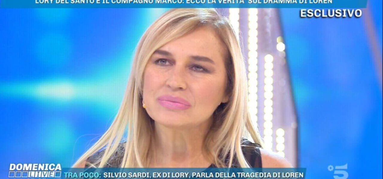 Lory Del Santo a Domenica Live