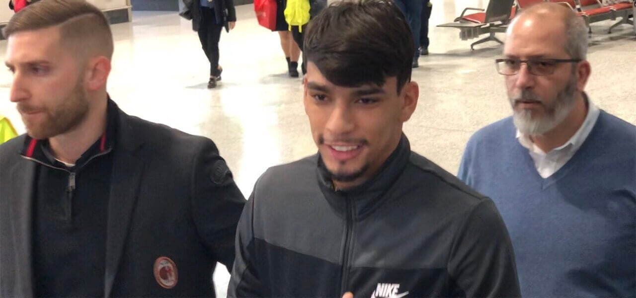 Paquetà all'aeroporto: è arrivato questa mattina