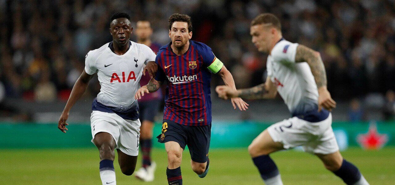 Messi Wanyama Barcellona Tottenham lapresse 2018