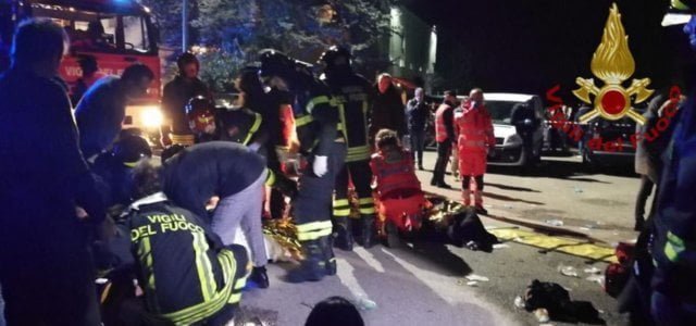 Strage in discoteca a Corinaldo