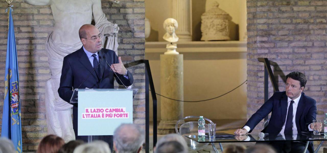 Zingaretti e Renzi